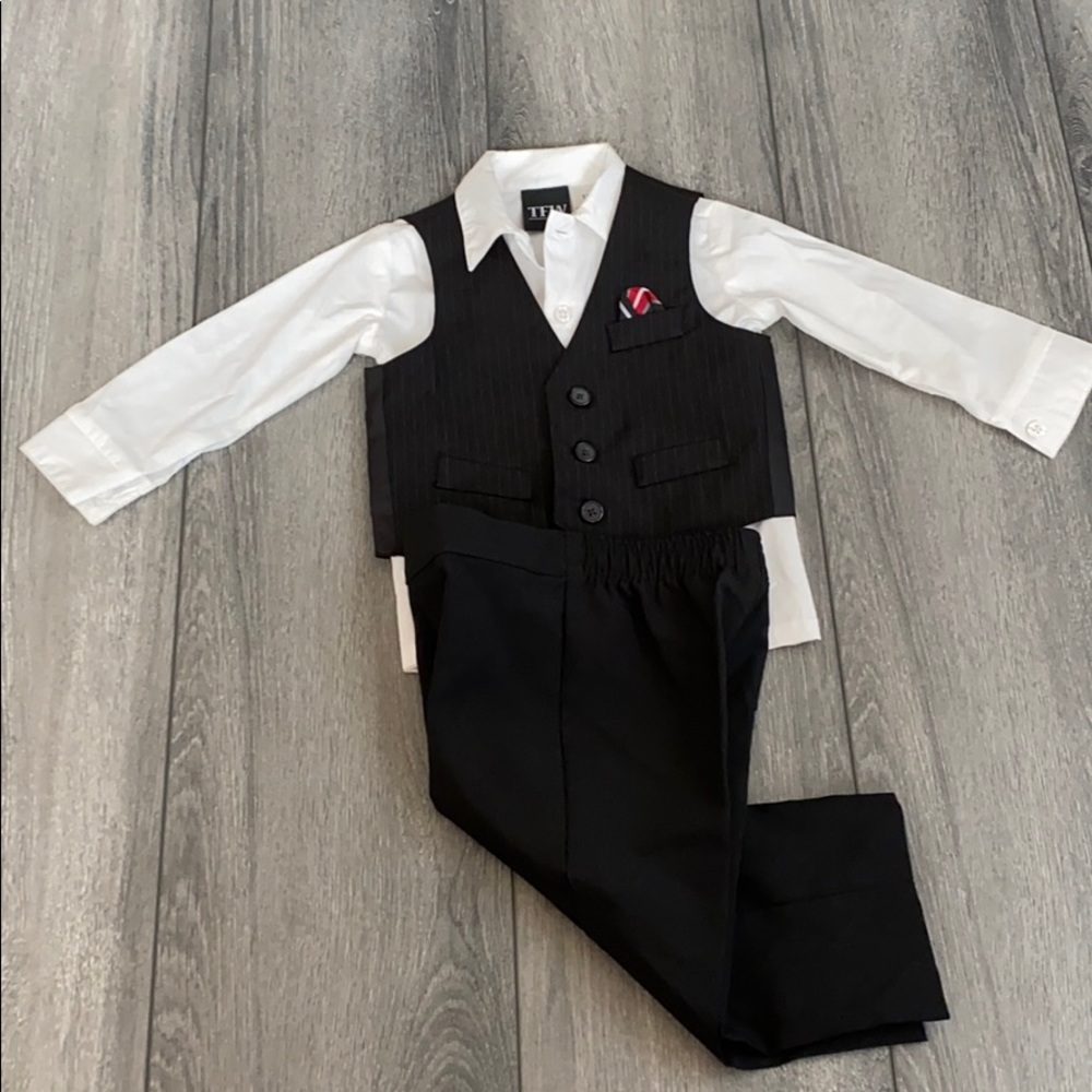 Baby Dress Slacks Shirt and Vest